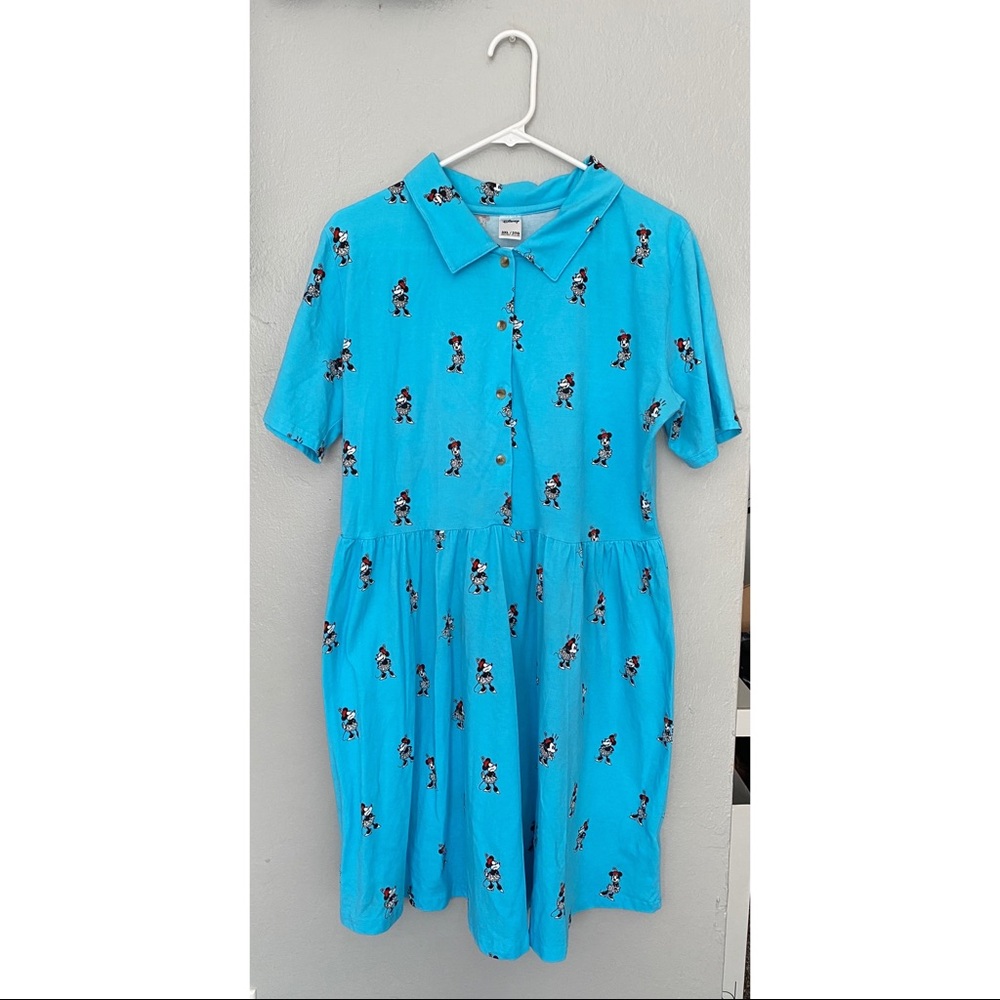 Cakeworthy Vintage Minnie Mouse Button Up Dress